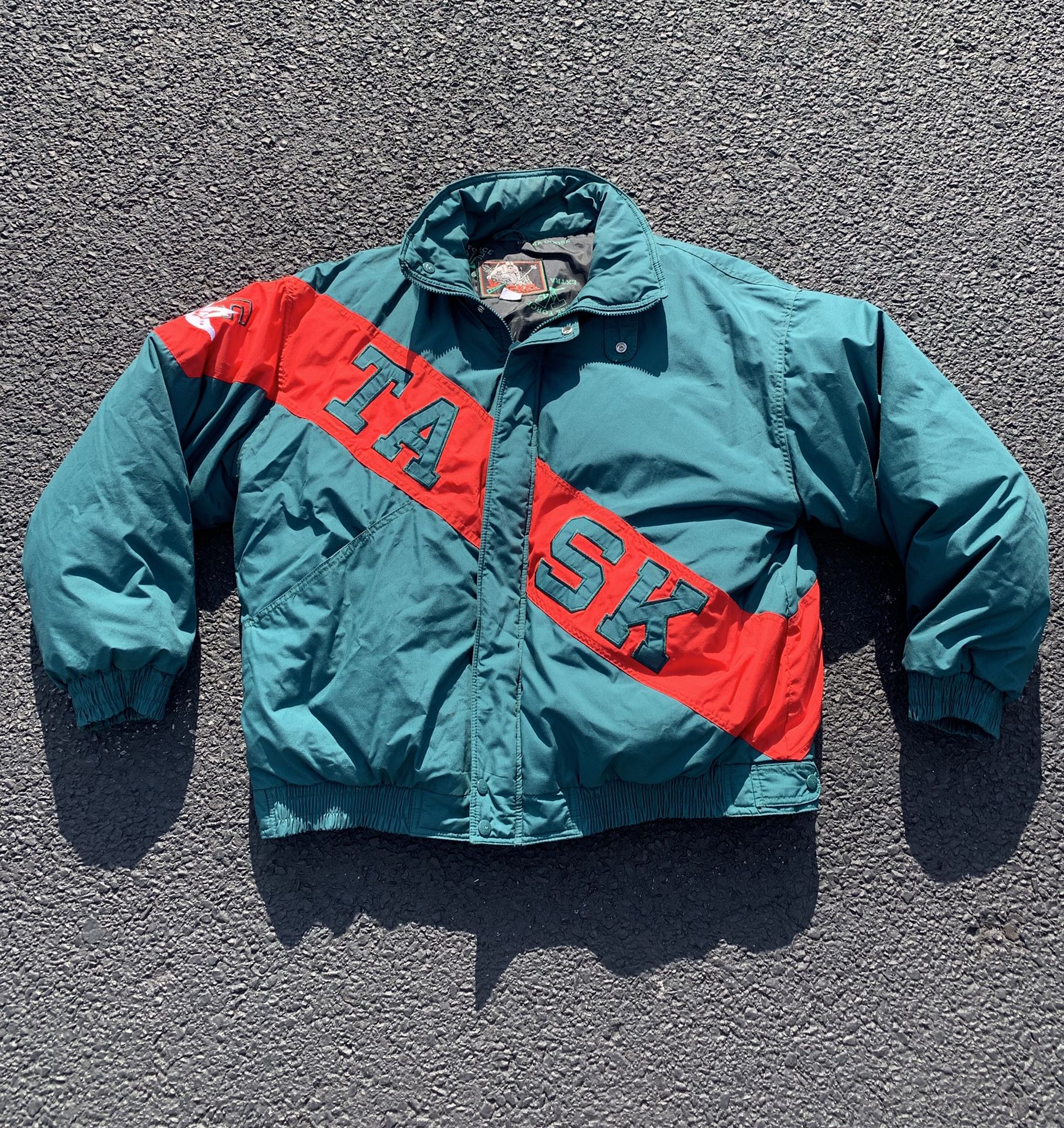 Vintage Retro 90’s Jekel Task Force Extra Goose Down Puffer Jacket Coat Size Extra Large