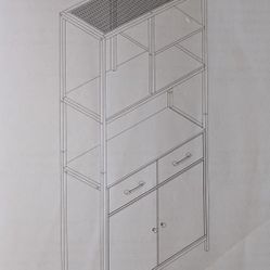 New BookShelf With Cabinet & Drawer