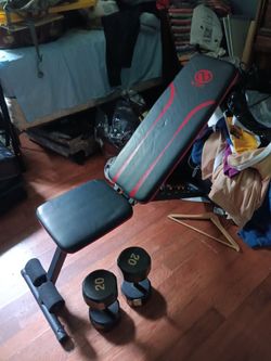 Bench/dumbells
