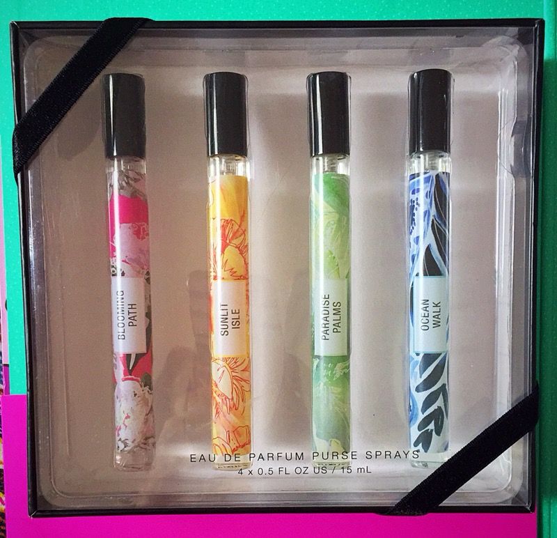 NEW• Tru Fragrance Perfume Set Blooming Path Sunlit Isle Ocean Walk