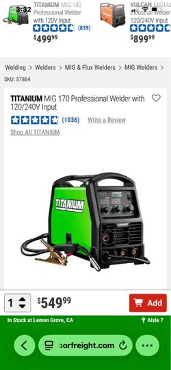 Titanium welder 170