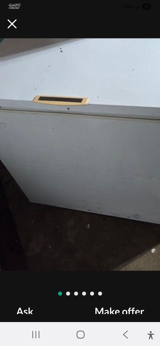 Kenmore chest freezer.