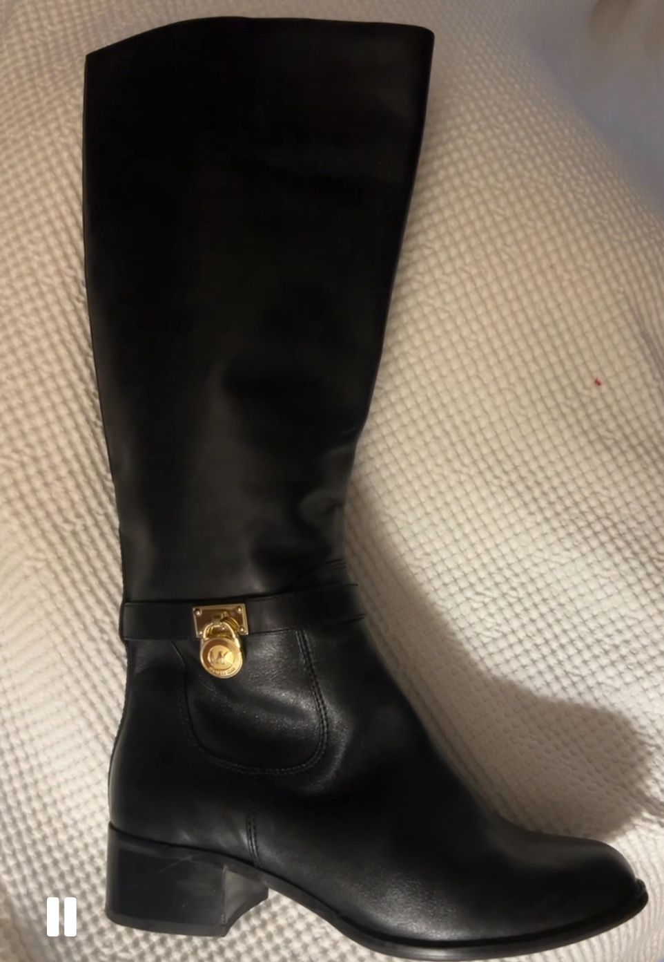 Women’s Michael Kors Riding Boots 8/8.5 Black New