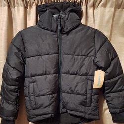 Boy's Water Resistant Puffer Jacket Size XS 6/7