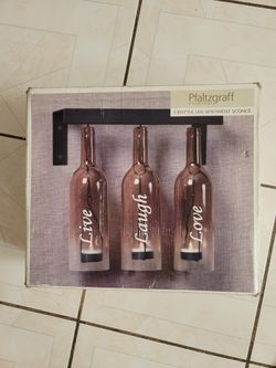 3-bottle LED Sconce