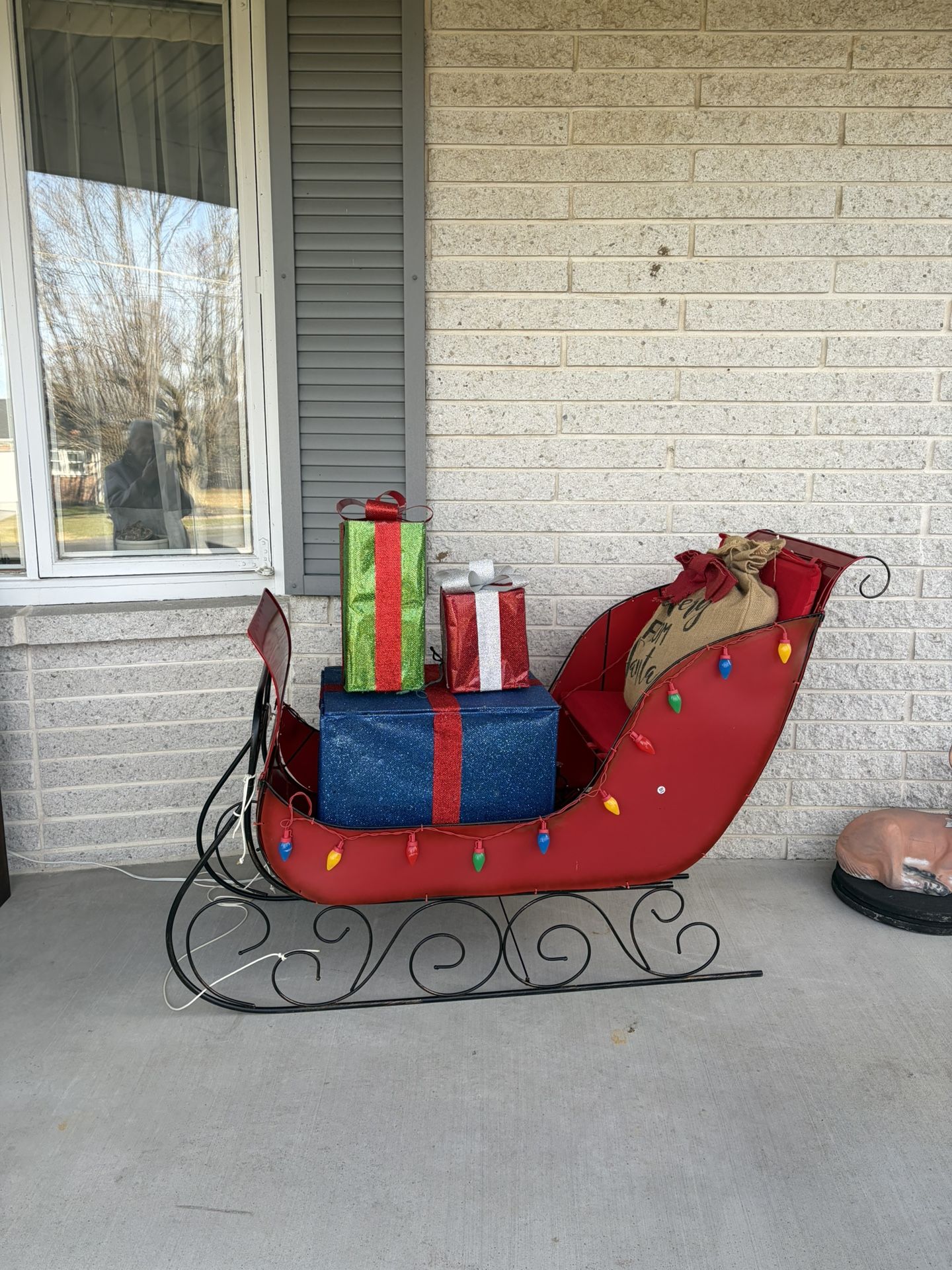 Large Porch Vintage Sleigh