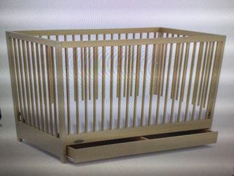 GRACO TEDDI 5 IN 1 CONVERTIBLE CRIB WITH DRAWER GREENGUARD  GOLD CERTIFIED FULL SIZE NURERY STORAGE DRAWER CONVERTS TO TODD
