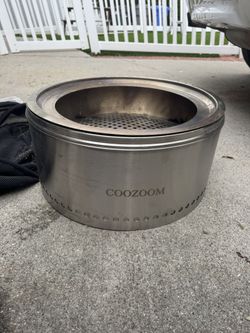 COOZOOM Smokeless Portable Fire Pit w/ Carrying Bag
