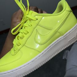 Neon Yellow Air Force 1