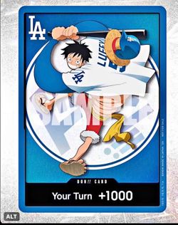 BUYING Dodgers One Piece Promo Card