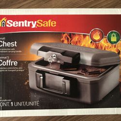 SentrySafe 1210 Fire Safe Security Chest, 0.18 Cubic Feet