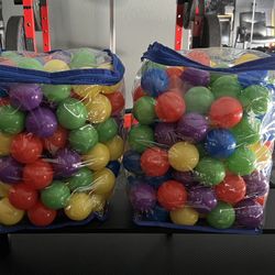 Multi-colored Plastic balls