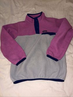 Patagonia Synchilla Color Block Fleece Pullover Girls Large
