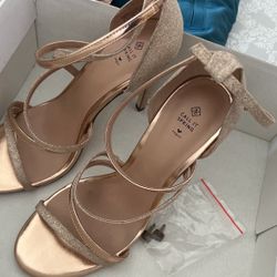 Golden High Heels
