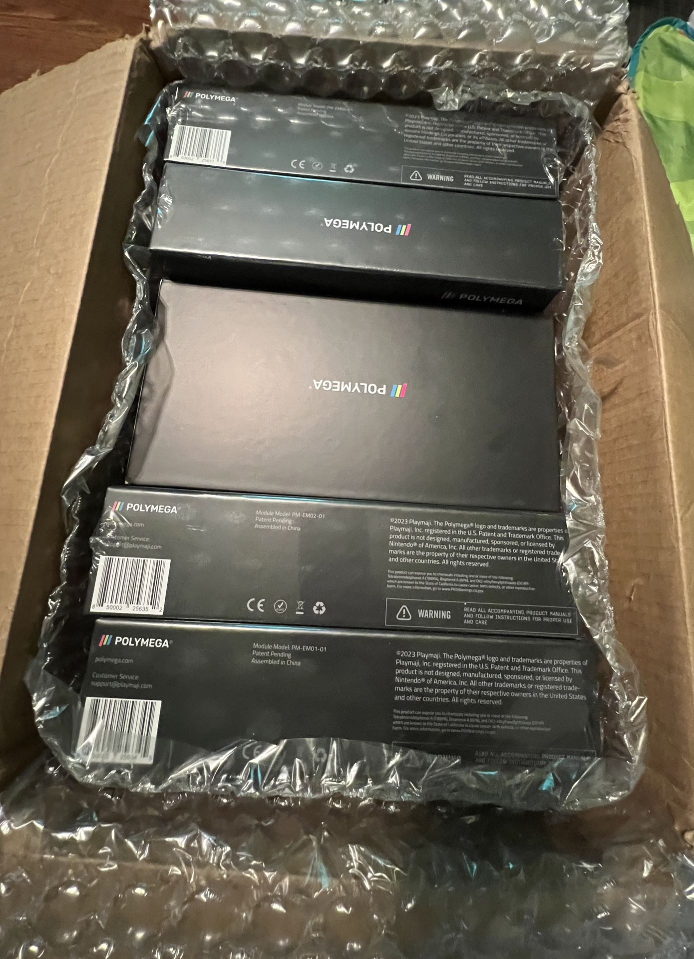 POLYMEGA Deluxe Bundle Gaming Console FACTORY SEALED EM01-EM04 Open Box Base Unit