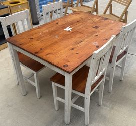Table And 4 Chairs