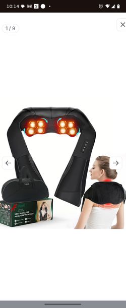 Massager heat for shoulder, neck
