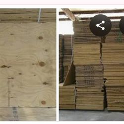 ** 20 SHEETS OF SLIGHTLY USED PLYWOOD. **