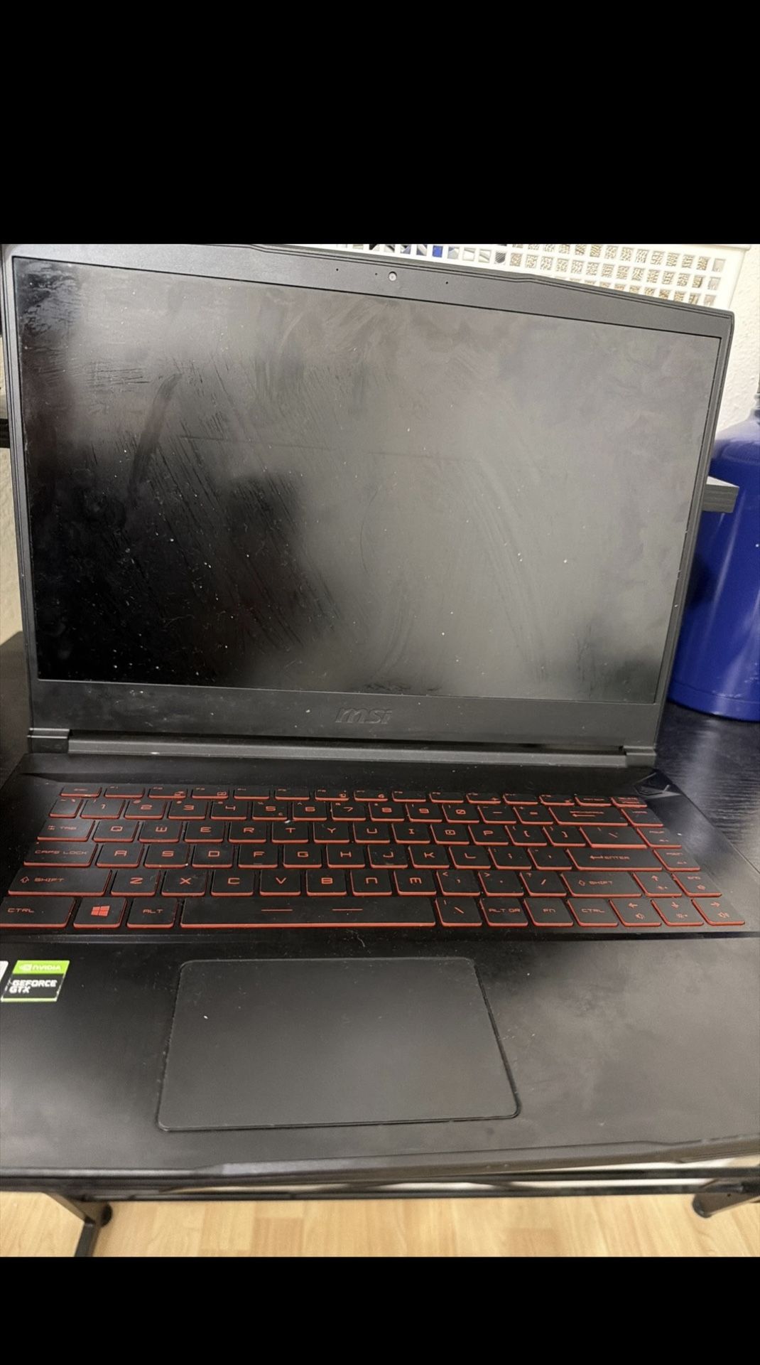 MSI GF63 Thin Gaming Laptop: 15.6" FHD 60Hz, Intel i5-10300 H, GTX 1650, 8GB RAM