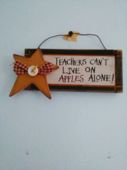 Wood Sign.