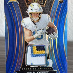 2024 Select Ladd McConkey Memorabilia RC 19/35