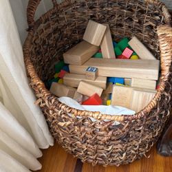 Wooden Blocks, Small And Large Sizes