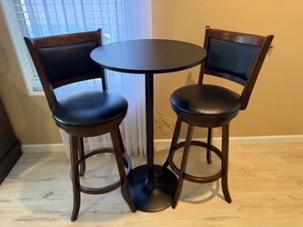 Title: Beautiful 3-Piece Pub Table Set with 2 Swivel Bar Stools