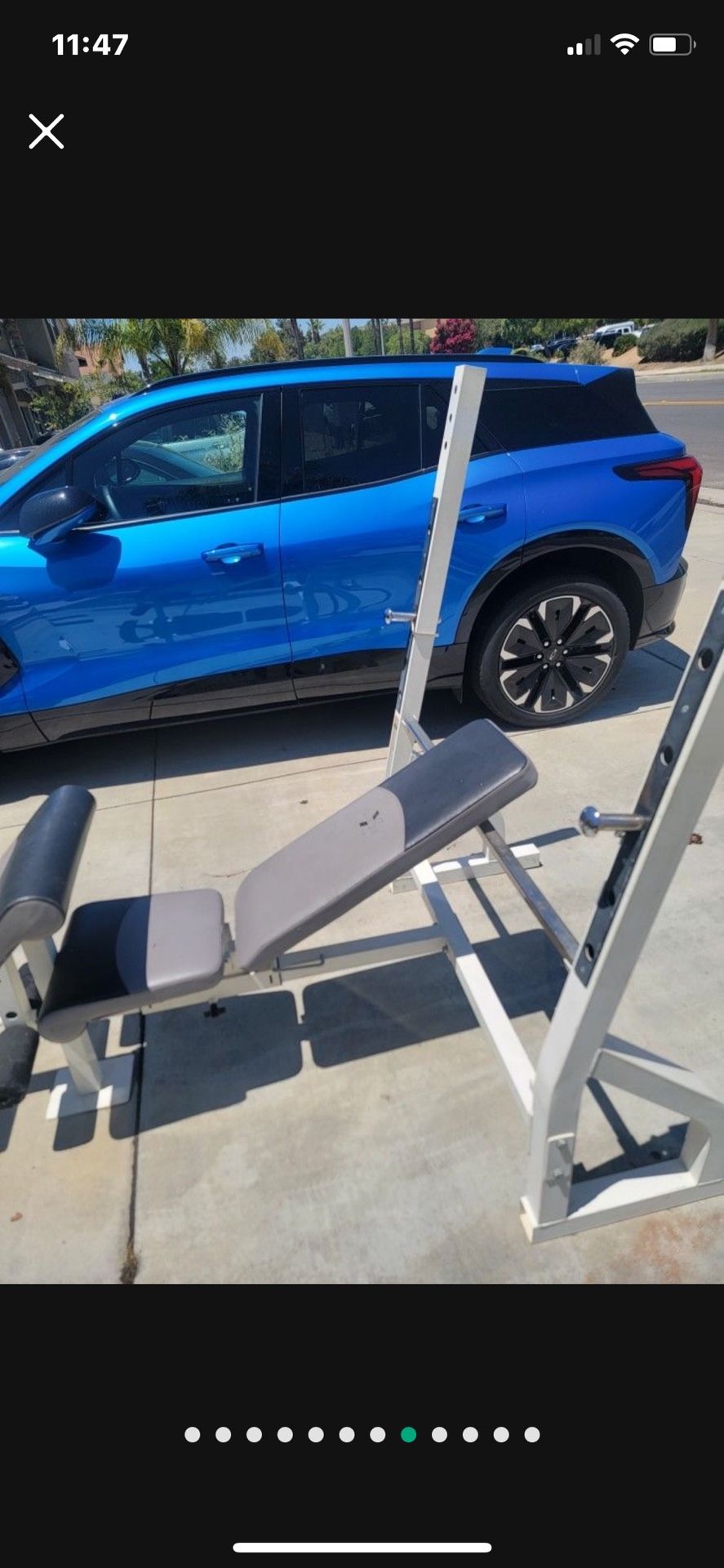 Very Strong Olympic Weight Bench With 7 Ft Olympic Bar