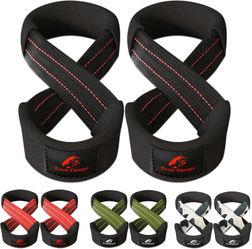 Large Figure 8 Lifting Strap Padded Deadlift Straps