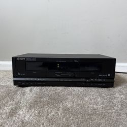 ION Stereo Double Dual Cassette Deck Tape Player Changer Recorder