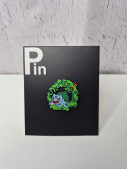 Bulbasaur enamel hat pin
