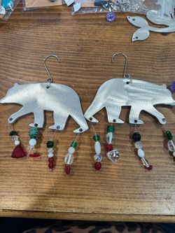 Bear ornaments - $6 each