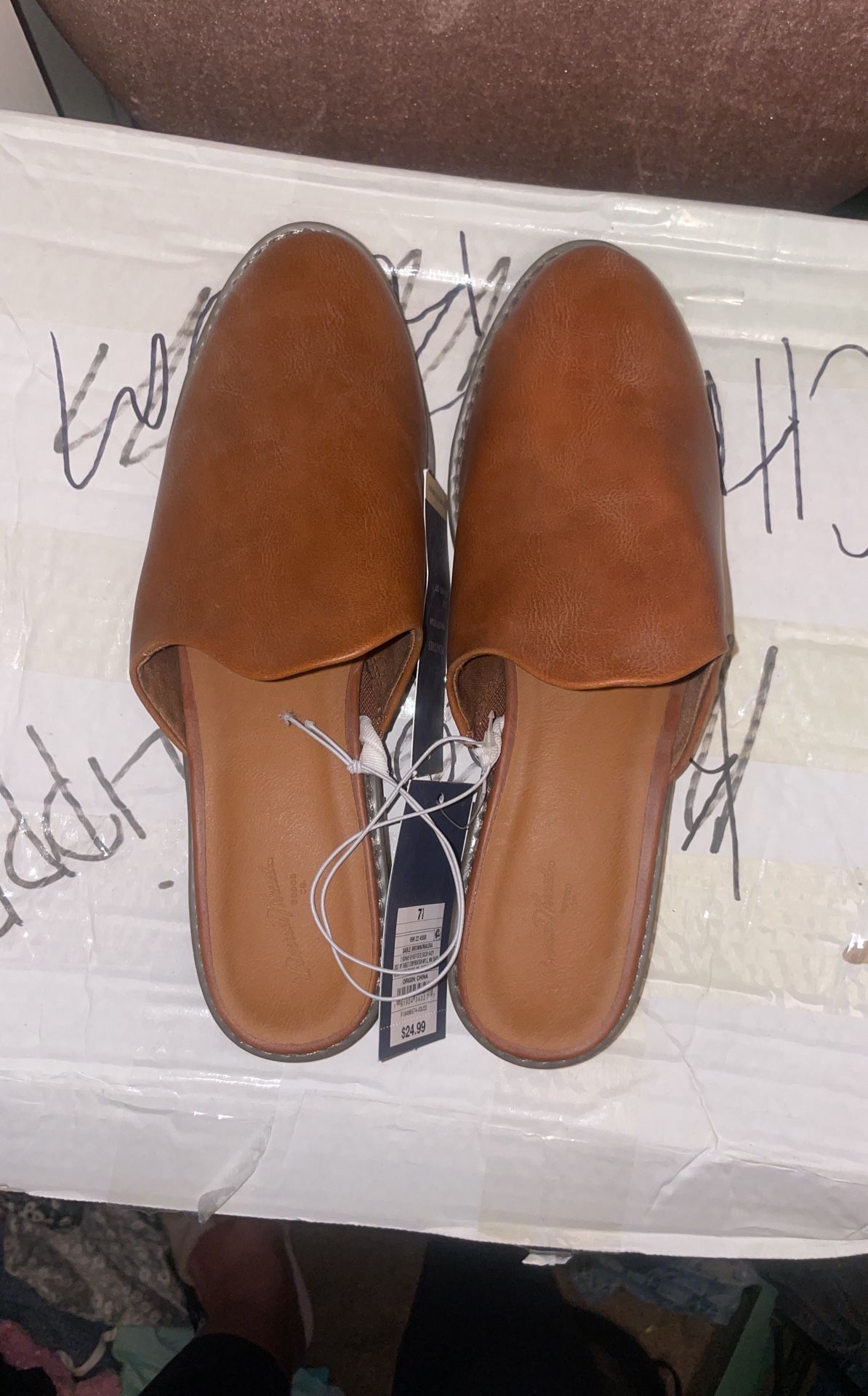 Brand new with tags super cute slide on wedges/shoes size 7 1/2 memory foam easy on and off