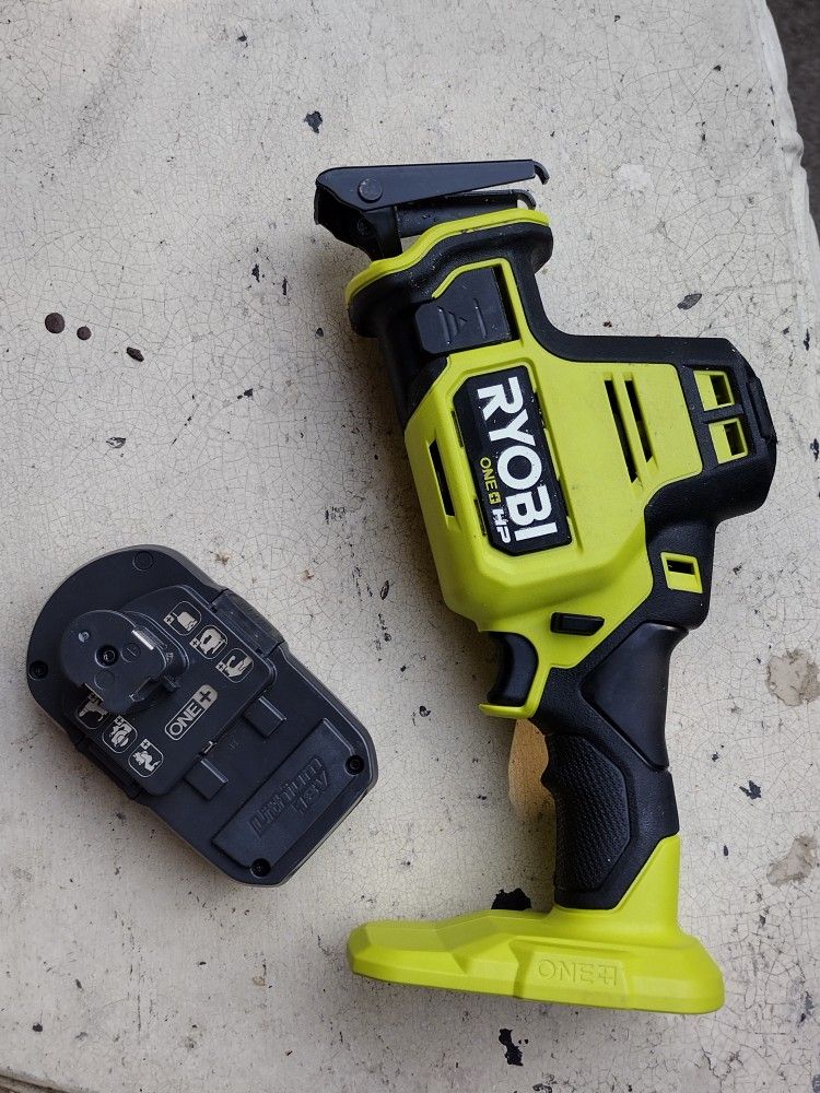 Ryobi Brushless Reciprocating Saw PSBRSO1 W/Battery