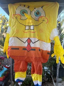 SpongeBob inflatable kids costume