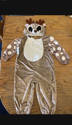 New Toddler Halloween Deer Costume Size 12-18 M