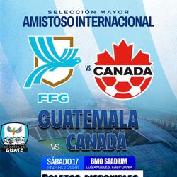 Boletos Disponibles GUATEMALA VS CANADÁ 