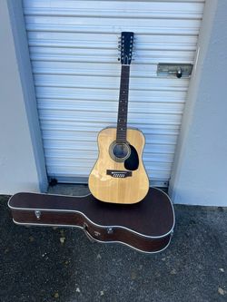 12-String Acoustic Guitar with Hard Case