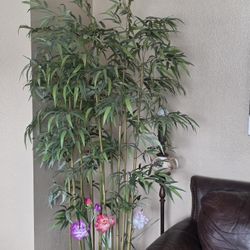 Large Plastic Bamboo Tree. 6 Feet +.