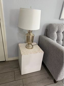 Table and lamp for sale