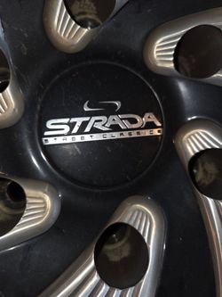 26" strada street classic rims and tires.