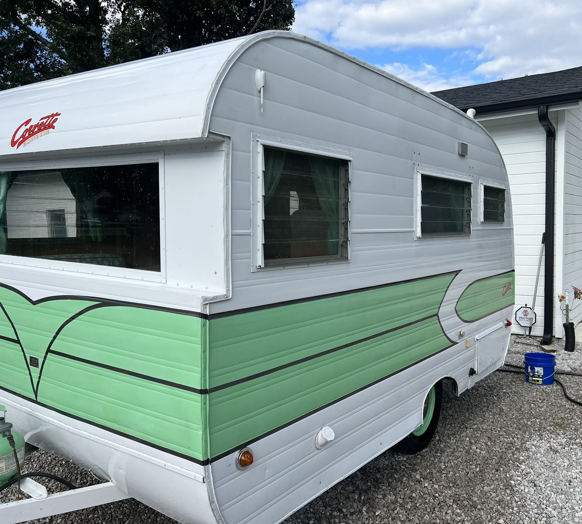 1959 Sterling Corvette Camper Trailer
