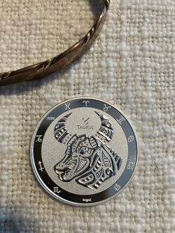 2022 Tokelau 1 oz Silver .999 $5 Zodiac Series: Taurus