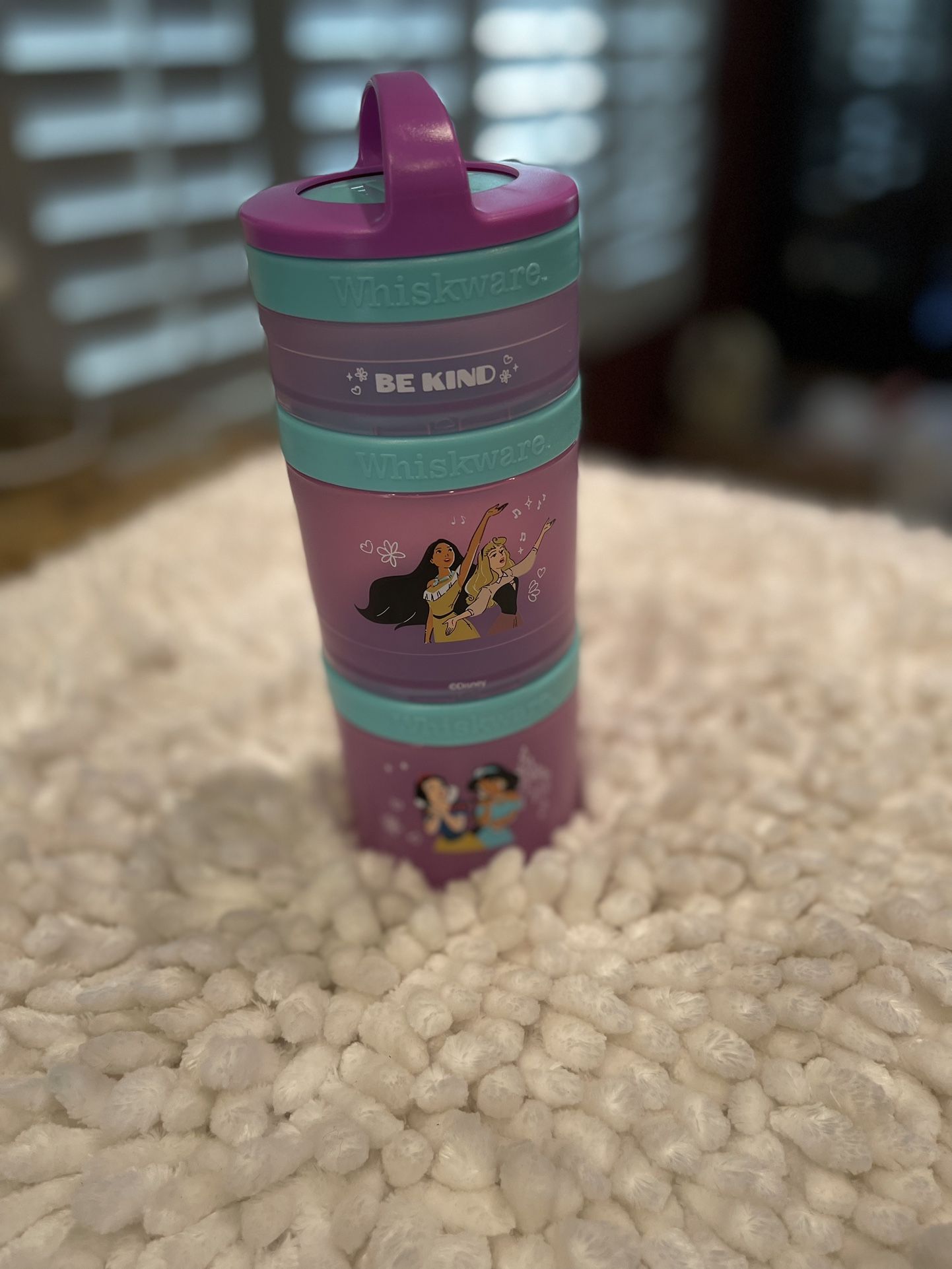 NWOT Whiskware Disney Princess Snack Container