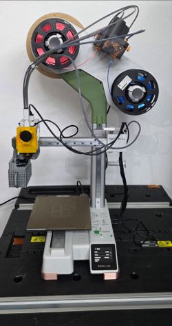 Bambu Lab A1 Mini + AMS Lite (Custom Top-Mount) + BigTreeTech Panda Knomi