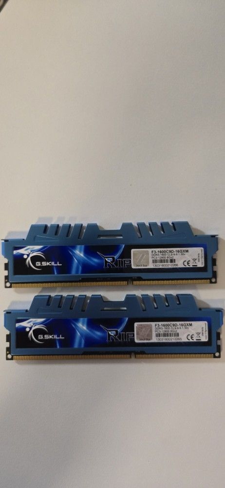 DDR3 16GB 2X8 G.SKILL RipjawsX