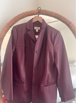 Burgundy tannin jacket