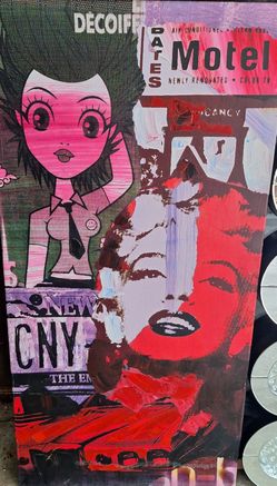 Large Wall Art Marilyn Monroe 24" Wx 48"H
