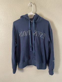 Stone Island Size L Blue Spell out Hoodie 