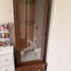 Wood Rifle Cabinet